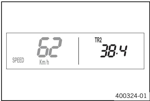 KTM 450 EXC-R UK - Display mode SPEED/TR2 (trip master 2) - 1