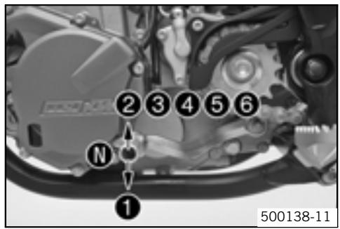 KTM 450 EXC-R UK - Shift lever - 2