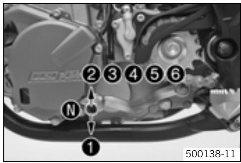 KTM 450 EXC-R USA - Shift lever - 2