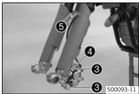 KTM 450 EXC-R USA - Installing the fork legs - 4
