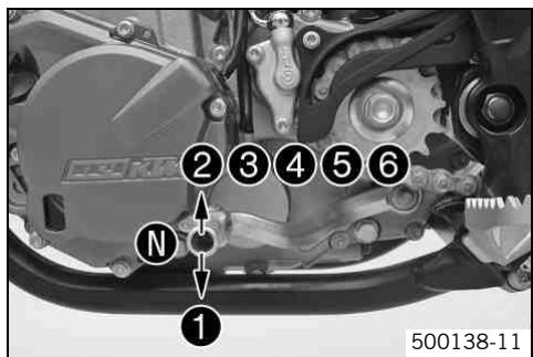 KTM 450 XC-W USA - Shift lever - 2