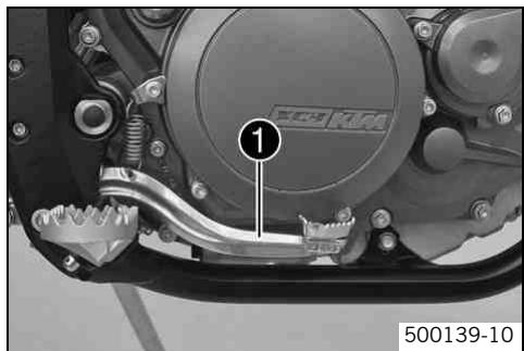KTM 450 XC-W USA - Foot brake pedal - 1