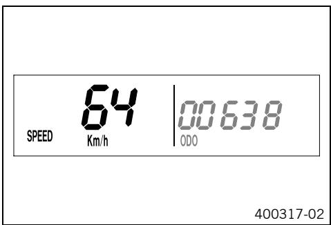KTM 450 XC-W USA - SPEED display mode (speed) - 1