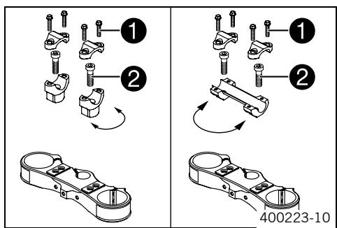 KTM 450 XC-W USA - Adjusting handlebar position - 1