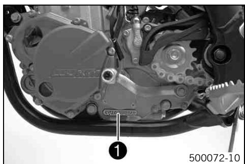 KTM 450 XC-W USA - Engine number - 1