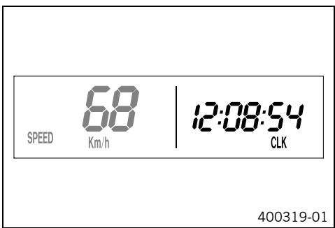 KTM 450 XC-W USA - SPEED/CLK display mode (time) - 1