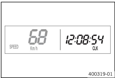 KTM 450 XCR-W USA - Display mode SPEED / CLK (time) - 1