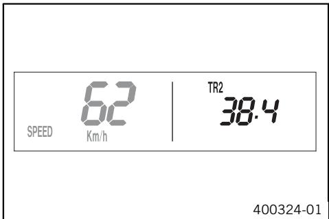 KTM 450 XCR-W USA - Display mode SPEED/TR2 (trip master 2) - 1
