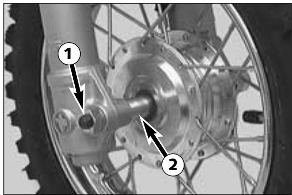 KTM 50 JR ADVENTURE - Drum brake maintenance - 1