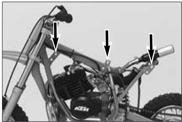 KTM 50 JR ADVENTURE - Changing the seat height - 1