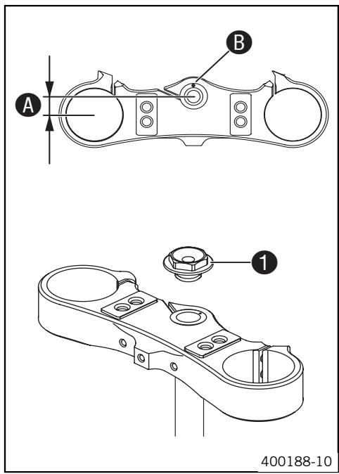 KTM 505 XC-F - Adjusting play of steering head bearing - 2