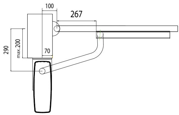 CHAMBERLAIN HC624ML - SITACION DE LA PUERTA - 1