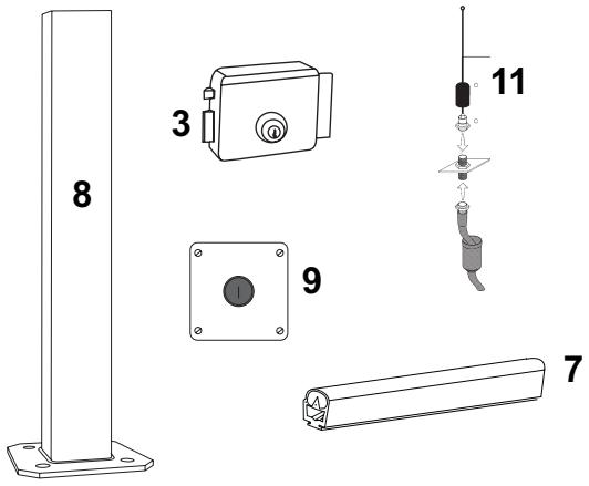 CHAMBERLAIN HC624ML - AVAILABLE INSTALLATION ACCESSORIES - 3