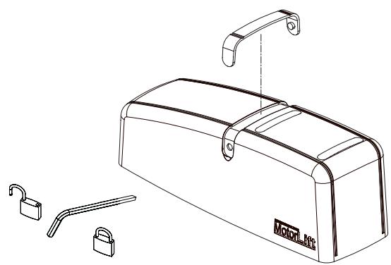 CHAMBERLAIN HC624ML - SBLOCCO/AZIONAMENTO MANUALE DEL CANCELLO - 1