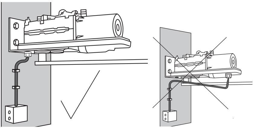 CHAMBERLAIN HC624ML - MONTAJE DEL AUTOMATismo ET ACOMODAR EL CABLE CORRECTAMENTE - 3