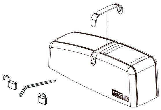 CHAMBERLAIN HC624ML - DESBLOQUEAR AUTOMATISMO PARA SERVICIO MANUAL - 1