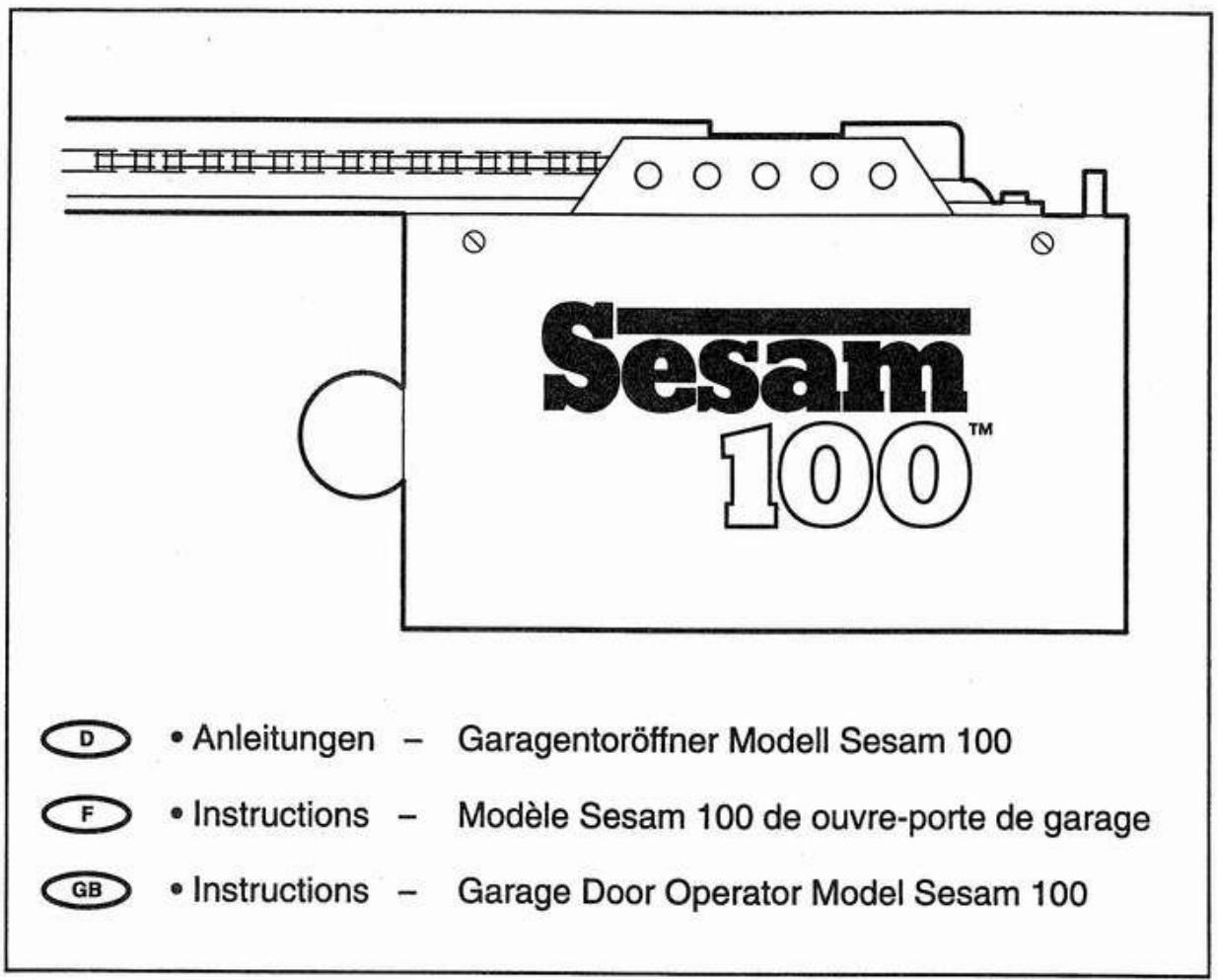 CHAMBERLAIN SESAM100 - 1