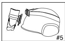 OREGON SCIENTIFIC CAMÉRA OUTDOOR - Monter la lampe sur le casque en utilisant le bandeau en caoutchouc silicone. - 6
