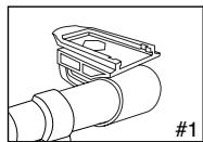 OREGON SCIENTIFIC CAMÉRA OUTDOOR - Monter la lama en utilisant le support pour fixation à une barre: - 1