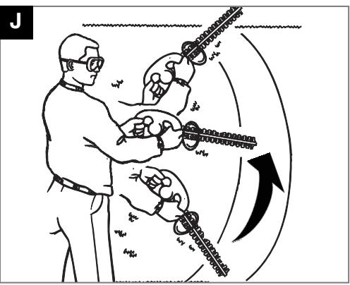 FLYMO EASITRIM EHT420 - To stop your Hedgetrimmer (G) - 7