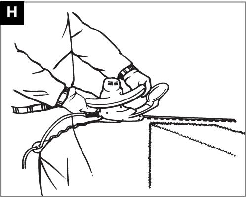FLYMO EASITRIM EHT420 - To stop your Hedgetrimmer (G) - 6