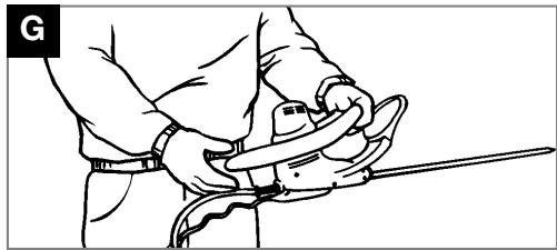 FLYMO EASITRIM EHT420 - To stop your Hedgetrimmer (G) - 5