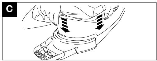 FLYMO GARDENVAC 1800 TURBO - To Attach Debris Bag to Bag Frame With bag frame on the ground:- - 2