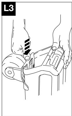 FLYMO GARDENVAC 1800 TURBO - How to attach wheel (if applicable) - 3
