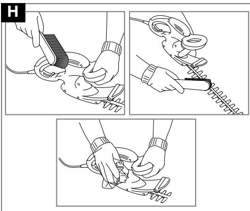 FLYMO HT39 - Caring for your Hedgetrimmer - 1