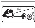 FLYMO MULTITRIM CT250X - Explanation of Symbols on the Cordless Trimmer - 3