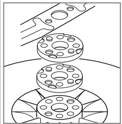 FLYMO VISION COMPACT 380 - Removing and fitting the Blade and Fan - 2