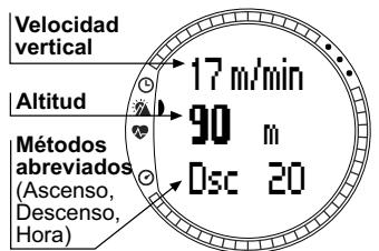 SUUNTO T6 - MODO ALTI/BARO - 1