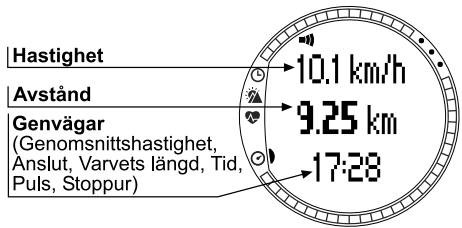 SUUNTO T6 - LÄGET SPD/DST - 1