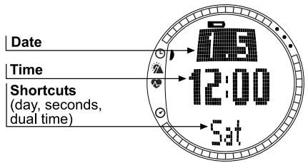 SUUNTO T6 - TIME MODE - 1