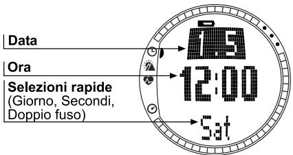 SUUNTO T6 - MODALITÀ TIME - 1