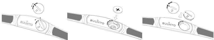 SUUNTO T6 - SOSTITUZIONE DELLA BATTERIA DELLA CINTURA TRASMETTITORE - 1