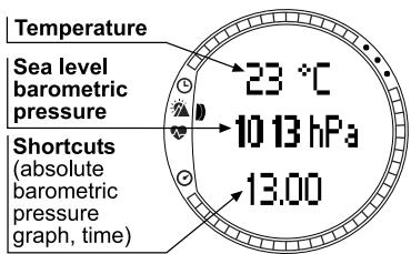 SUUNTO T6 - ALTI/BARO MODE - 2