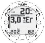 SUUNTO COBRA 2 - Display above the ceiling - 1