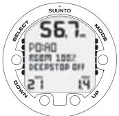 SUUNTO COBRA 2 - Oxygen displays - 1