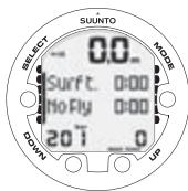 SUUNTO COBRA 2 - DIVE mode activation - 5