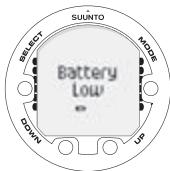 SUUNTO COBRA 2 - Battery power indication - 2