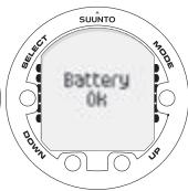 SUUNTO COBRA 2 - DIVE mode activation - 4