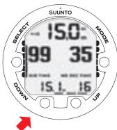 SUUNTO COBRA 2 - Basic dive data - 2