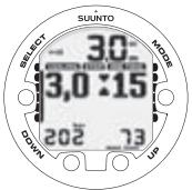 SUUNTO COBRA 2 - Display at the ceiling zone - 1