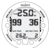 SUUNTO COBRA 2 - Oxygen displays - 4