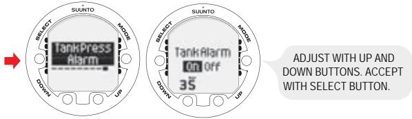 SUUNTO COBRA 2 - Low Air PressureWarnings - 1