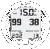 SUUNTO COBRA 2 - Basic dive data - 1