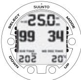 SUUNTO COBRA 2 - Oxygen displays - 7