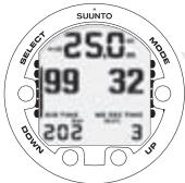 SUUNTO COBRA 2 - Oxygen displays - 9
