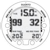 SUUNTO COBRA 2 - Basic dive data - 5